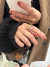 SS バイカラーラインリング