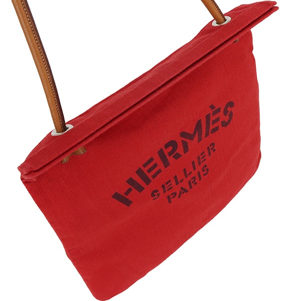Used HERMES エルメス アリーヌ MM H068487CKAB ルージュH トワル