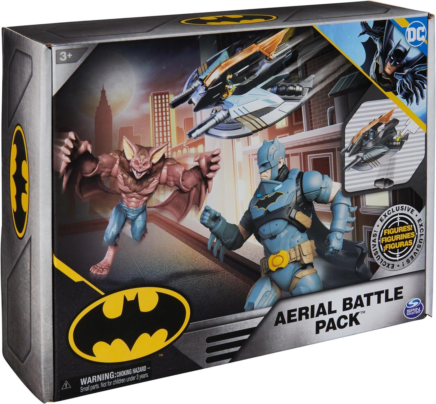 スピンマスター DC バットマン エアリアル バトルパック バットマン