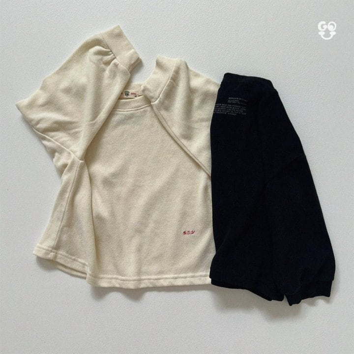 【予約】GO U 刺繍ロゴトップス大人