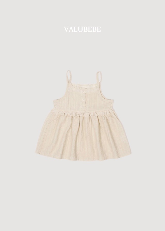 【取寄】valubebe｜mimi layered dress｜ミミレイヤードワンピース｜6M-S｜baby&toddler｜26 autumn