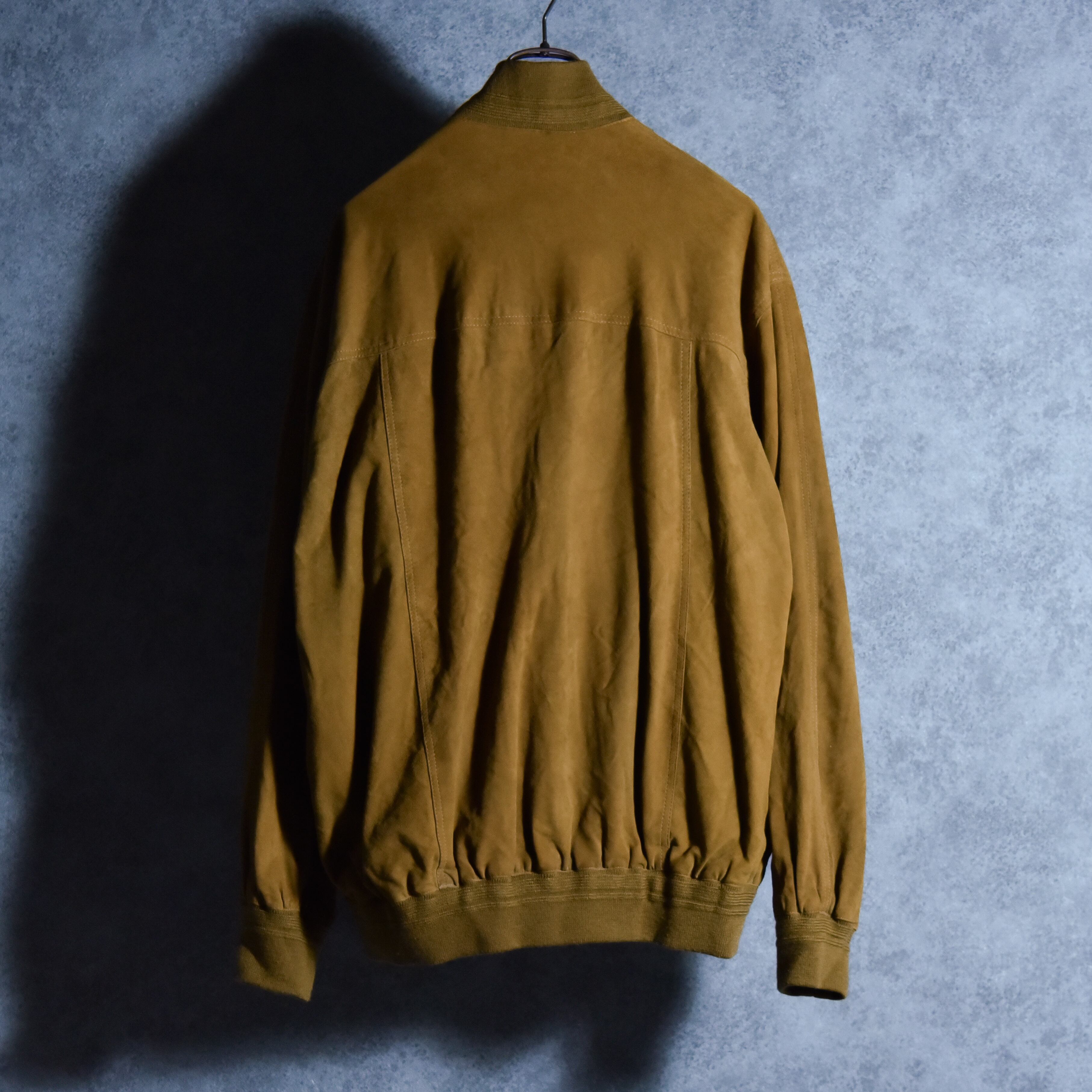 90s Italian Suede Leather Jacket VERA PELLE スエード レザー