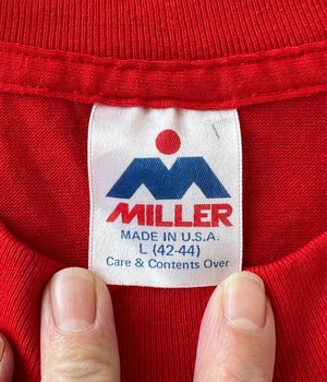 -FUCK OFF- Vintage 80-90s L Print T-shirt made in USA