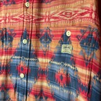 RALPH LAUREN DENIM&SUPPLY ネイティブ柄　半袖シャツ　ガーゼ生地