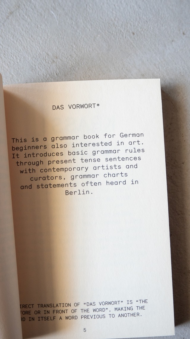"GERMAN FOR ARTISTS" used Pocket book