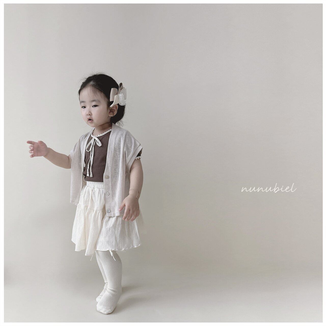 【即納】nunubiel / リボンTシャツ