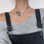 [sage] ポリマークレイ 淡水パールネックレス［GSN090-SG］