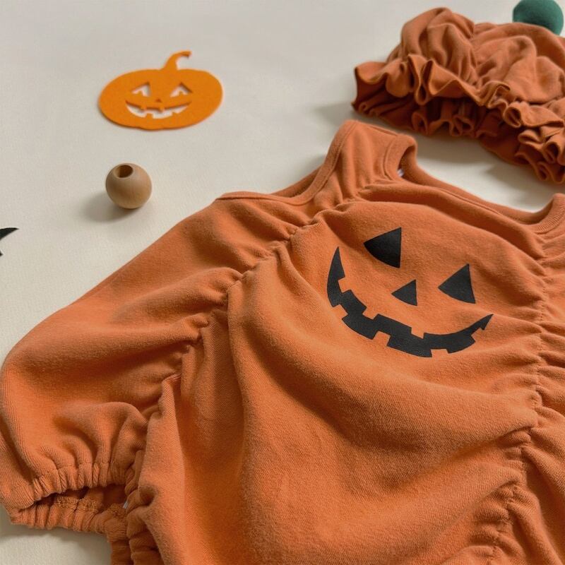 BABY】ハロウィンかぼちゃロンパース | Dreambaby