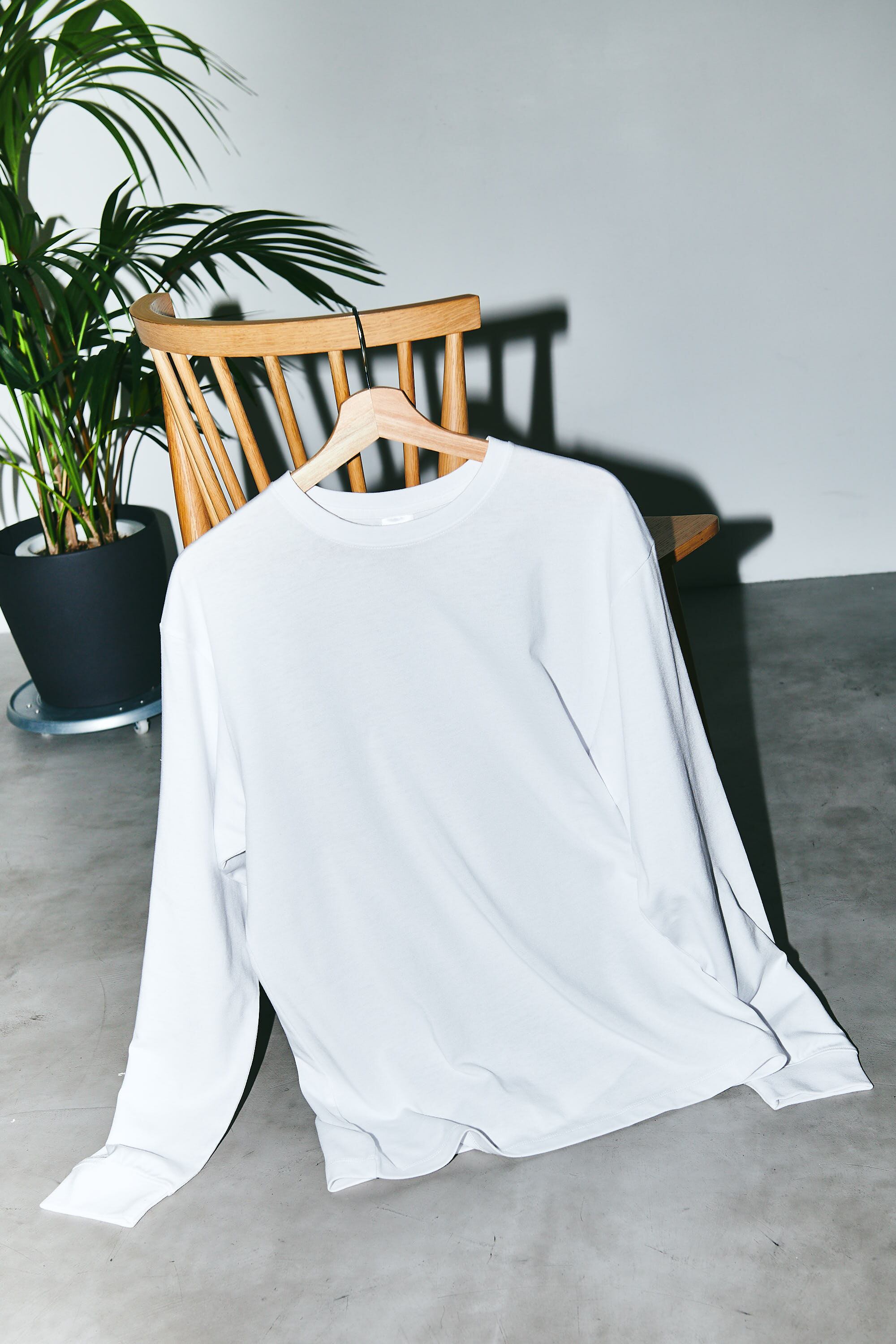 N6 Long sleeve T-Shirts (N623-002) 【WHITE】 | Numero6 (ニュメロシス)