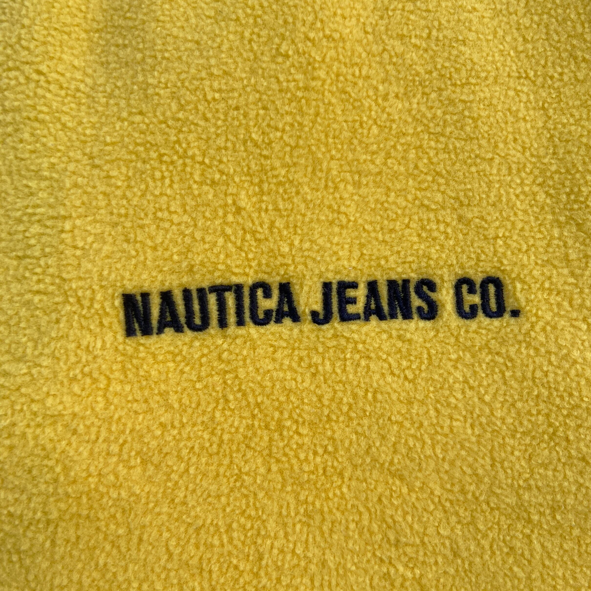USA製 90年代 NAUTICA JEANS ノーティカ プルオーバーフリース メンズL 