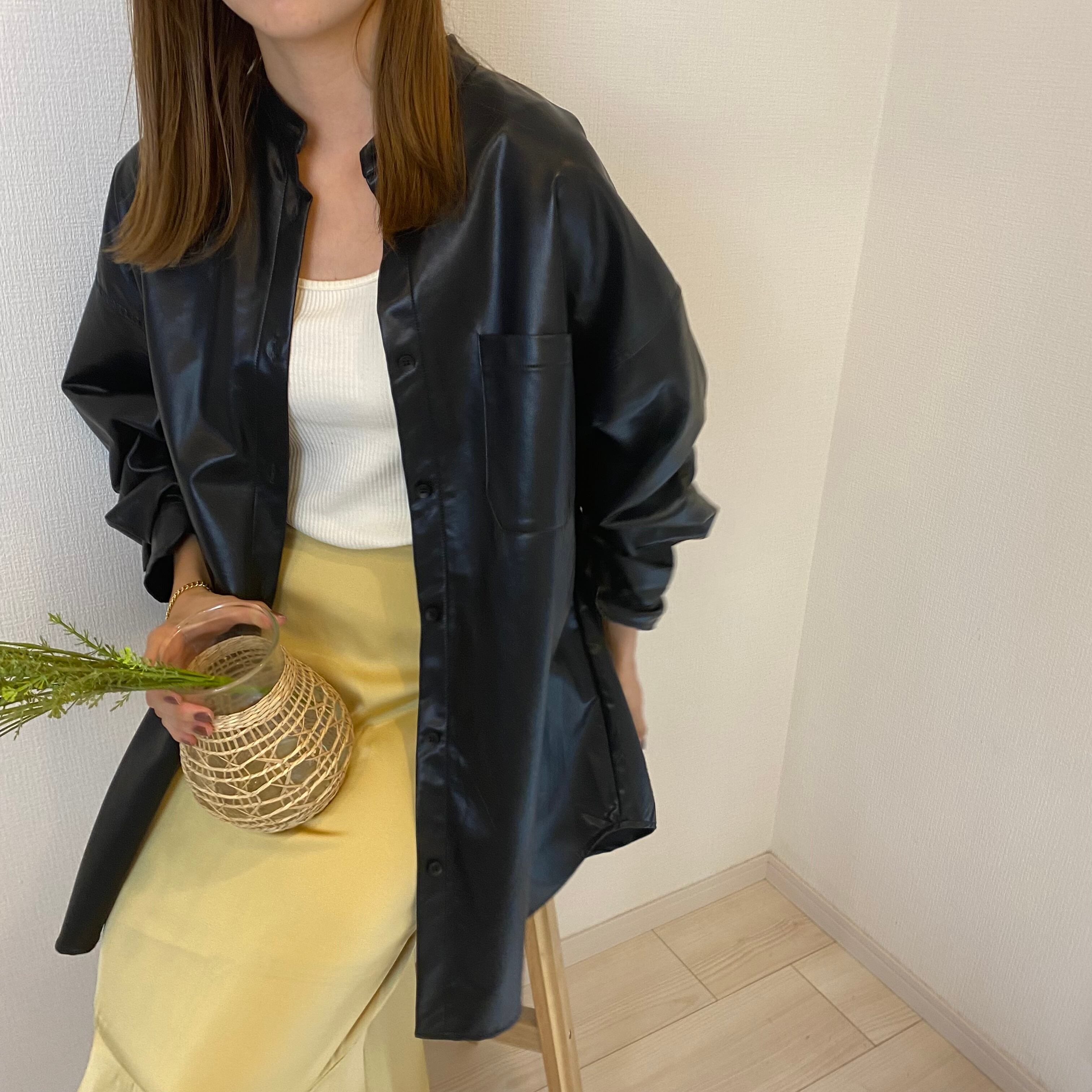 レキサミ REKISAMI レザージャケット 花柄パンチング 大人気の www