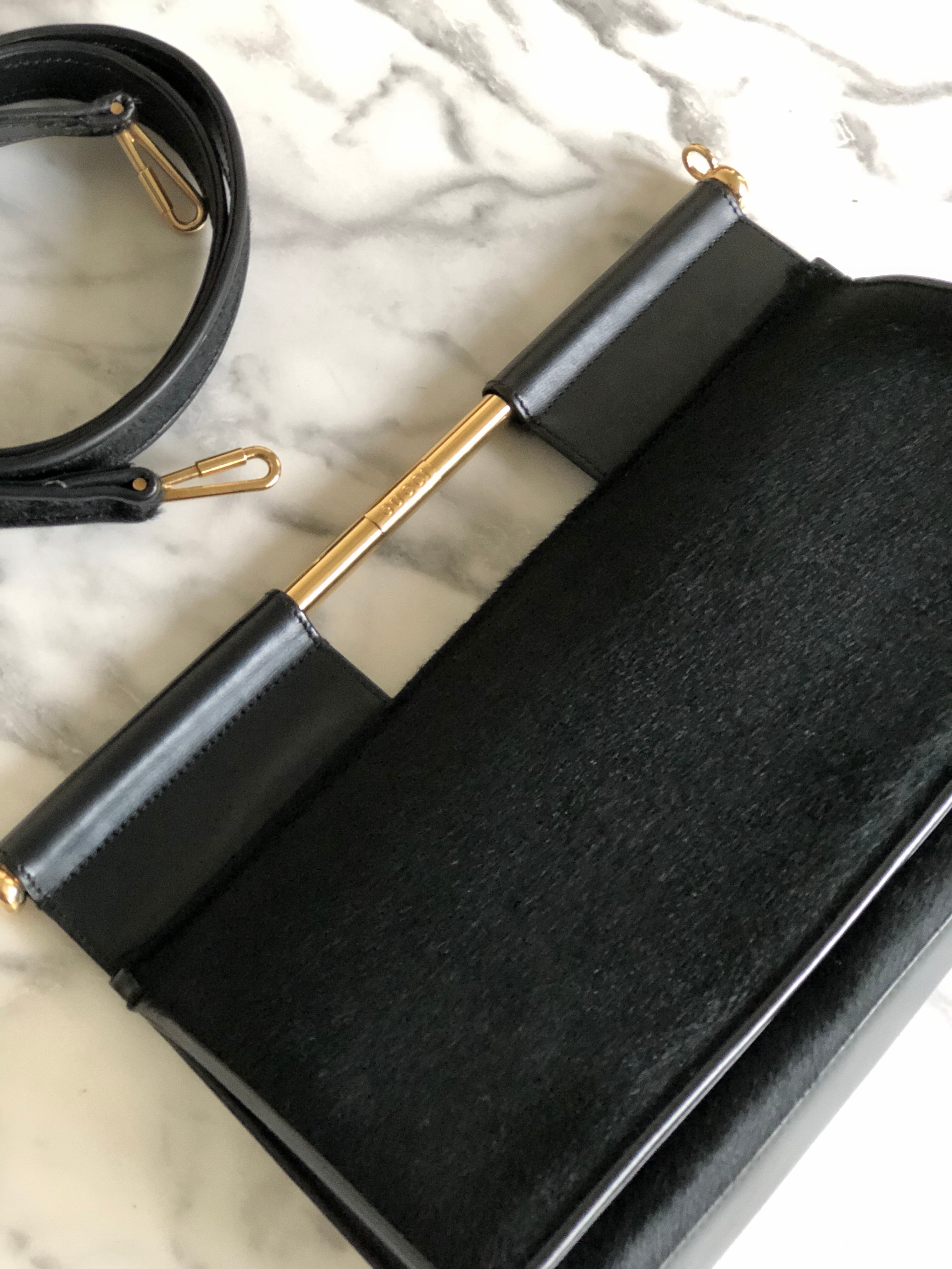 gucci ハラコ　ハンドバッグ GUCCI グッチ ロゴ ハラコ メタルハンドル フラップ 2WAY ハンドバッグ