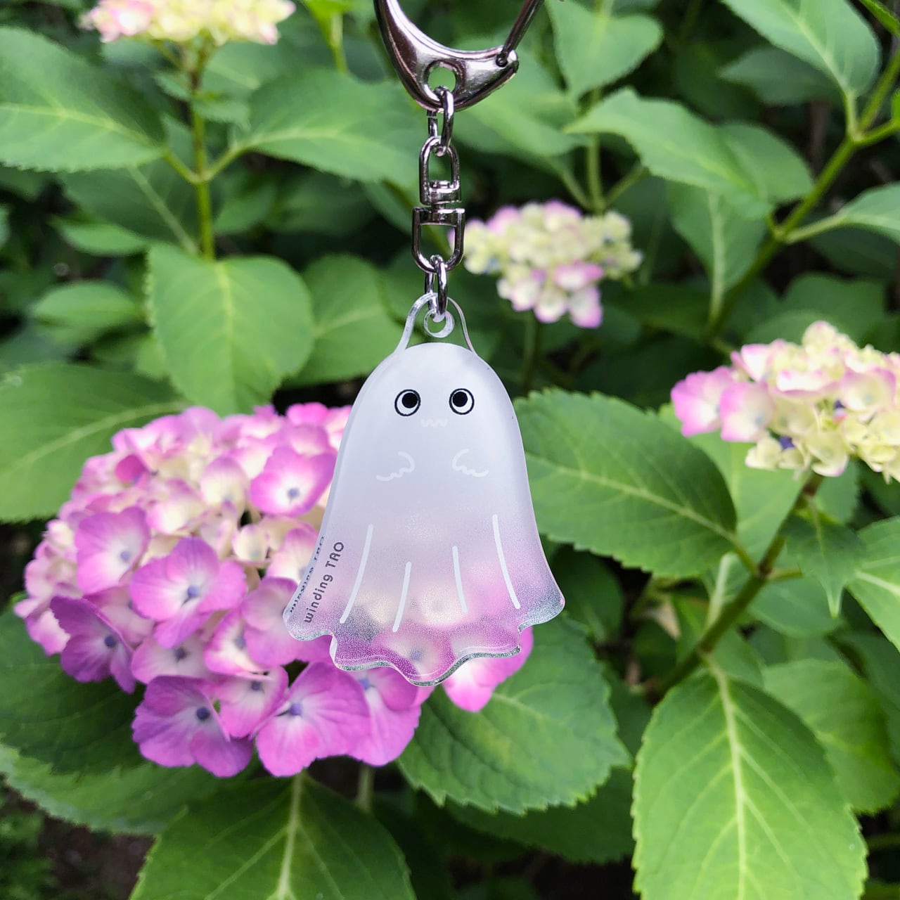 すけすけゴースト アクリルキーホルダー ☆かわいいおばけ