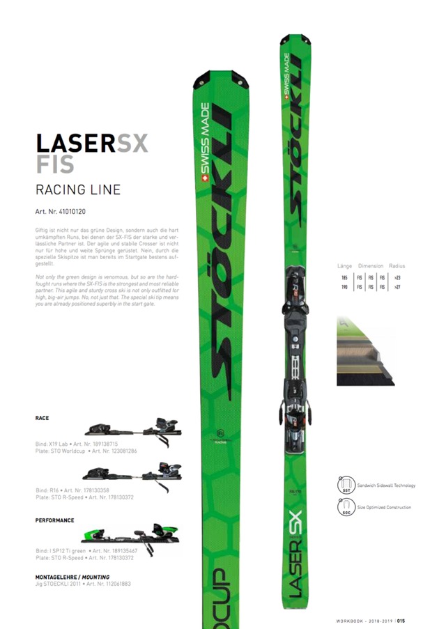 18'-19'｜LASER SX FIS / R16 black X70