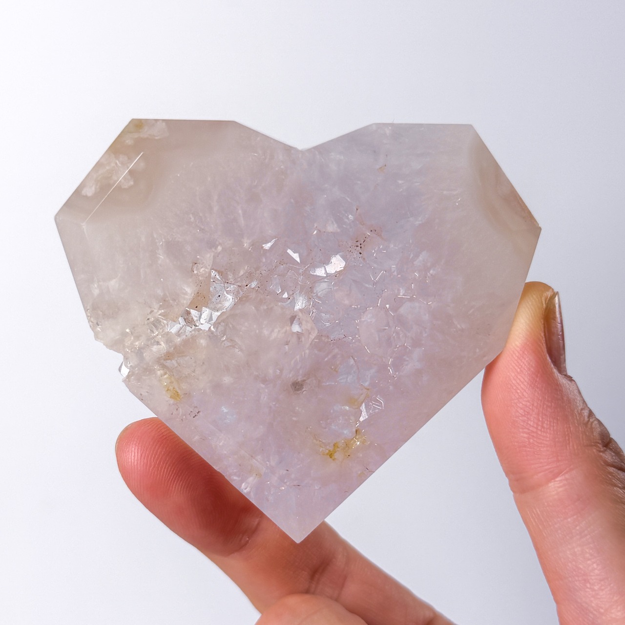 アゲートジオード ハート ＊ Agate ＊ 天然石