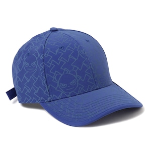 送料無料 【HIPANDA ハイパンダ】男女兼用 リフレクタープリント キャップ 帽子 UNISEX LINE PATTERN REFLECTIVE MATERIAL CAP / WHITE・BLACK・BLUE