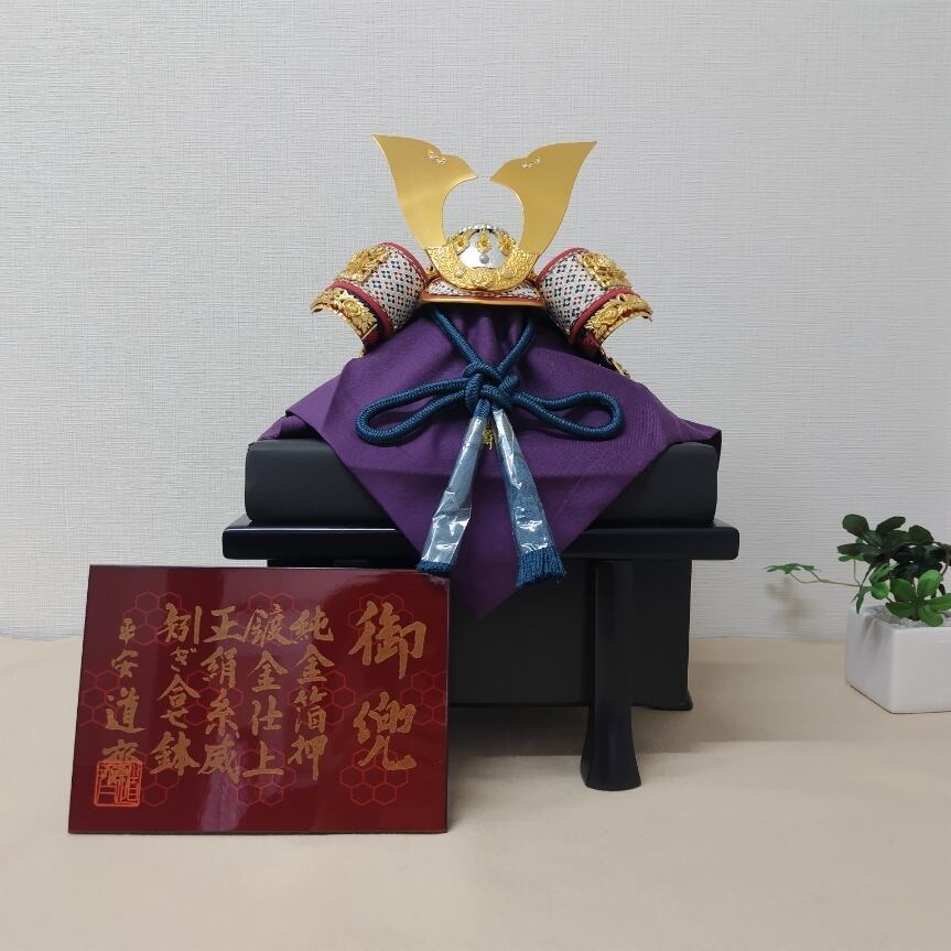 釣鐘弁慶 ケース飾り｜勇壮武者人形・端午の節句・初節句祝い | 鴻巣の