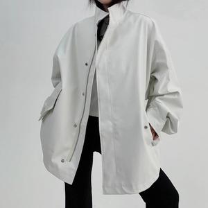 American Retro Loose Leather Jacket 125021