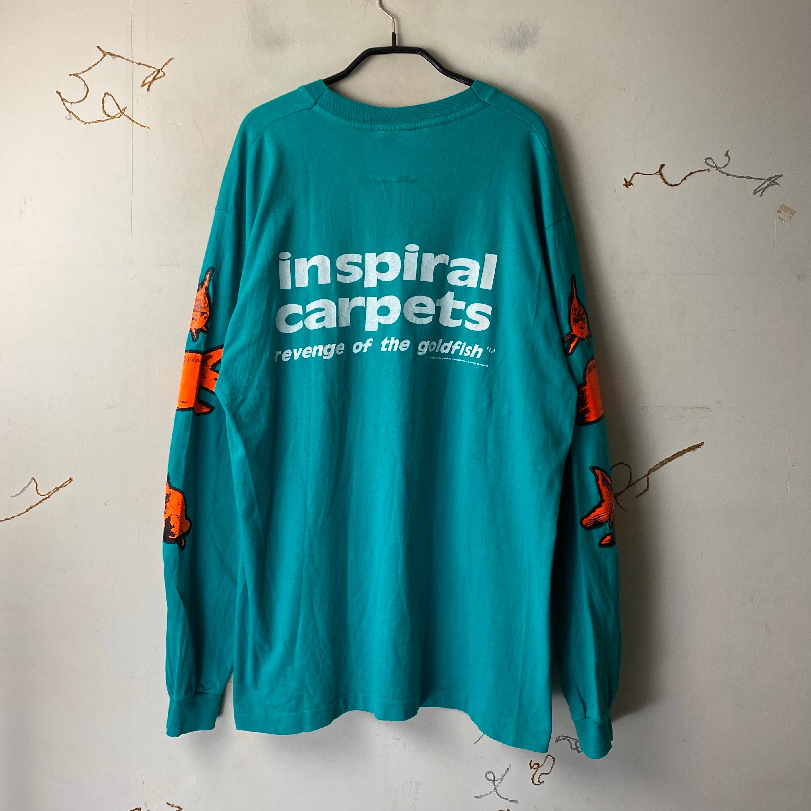 Inspiral Carpets Tシャツ 1990年製 vintage 1990's INSPIRAL CARPETS music tee “cool as fuck” | NOIR ONLINE