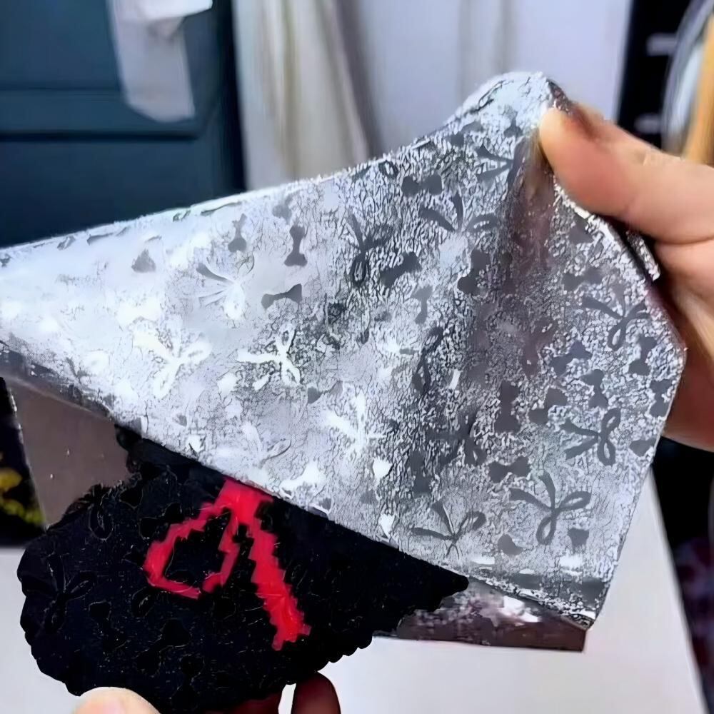 30x20cm アイロンビーズ専用 アイロンシート キラキラ ウェーブ