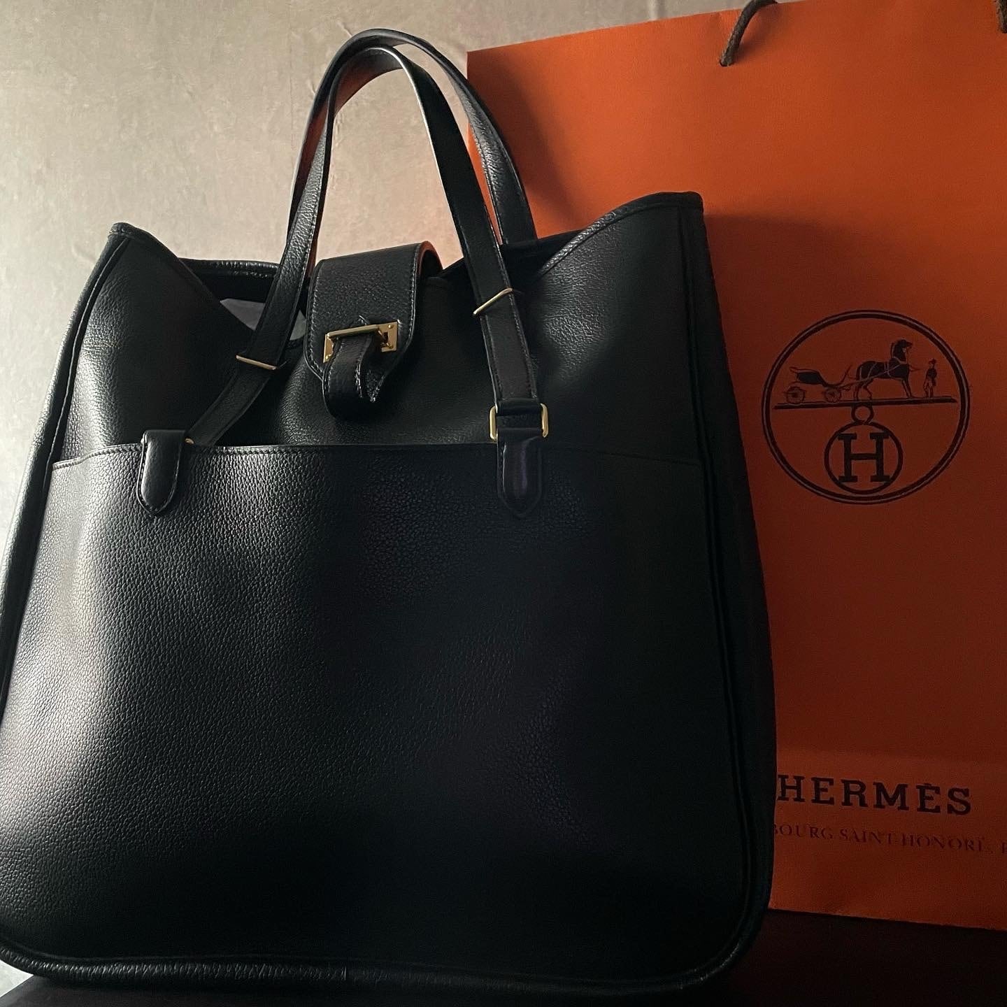Vintage Hermès Leather Toto Bag 【正規品】エルメス トートバッグ フランス製