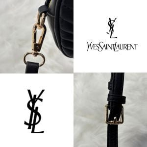 ✨美品✨イヴサンローラン Vステッチ レザー カメラバッグ ショルダー