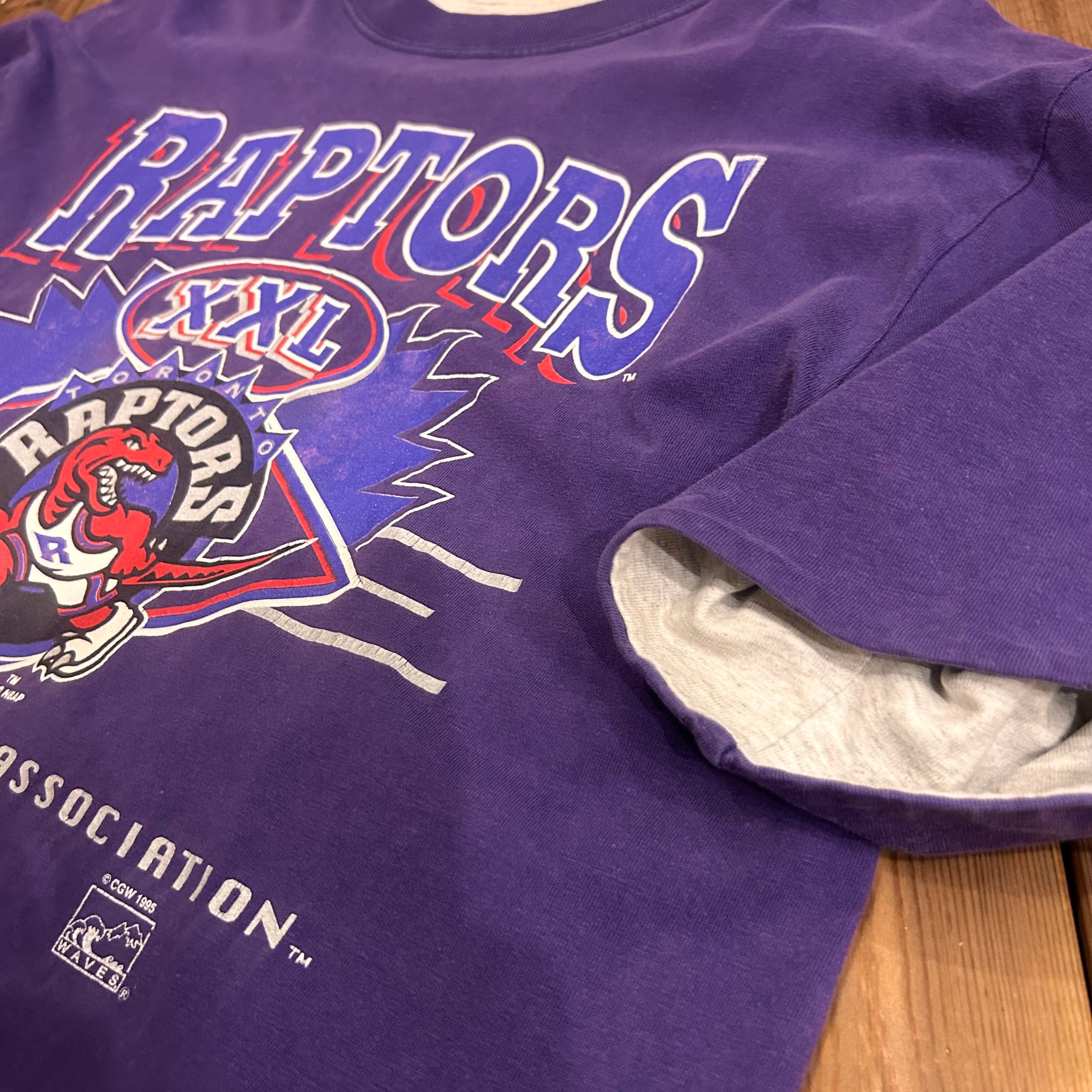 90s NBA トロント ラプターズ Tシャツ Lサイズ Toronto Raptors ...