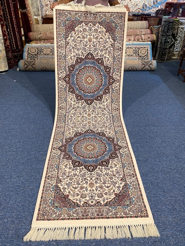ペルシャ絨毯 81×260 新品未使用 カーペット ラグ Made in Iran 