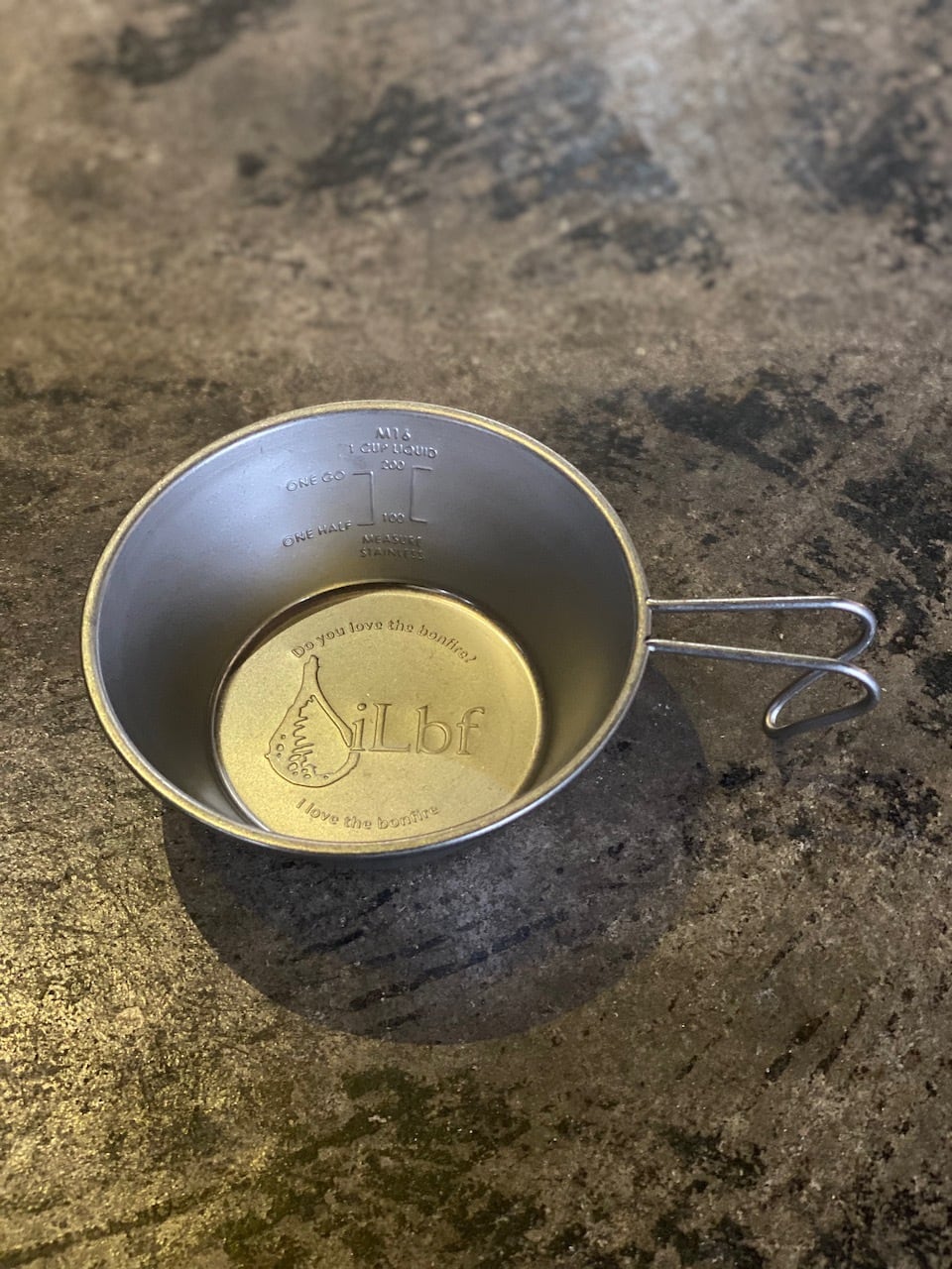 ガレージブランド OLDエンボス加工 シェラカップ4点セット 商品案内 | オリジナルシェラカップの製作サイト sierra-cup.com