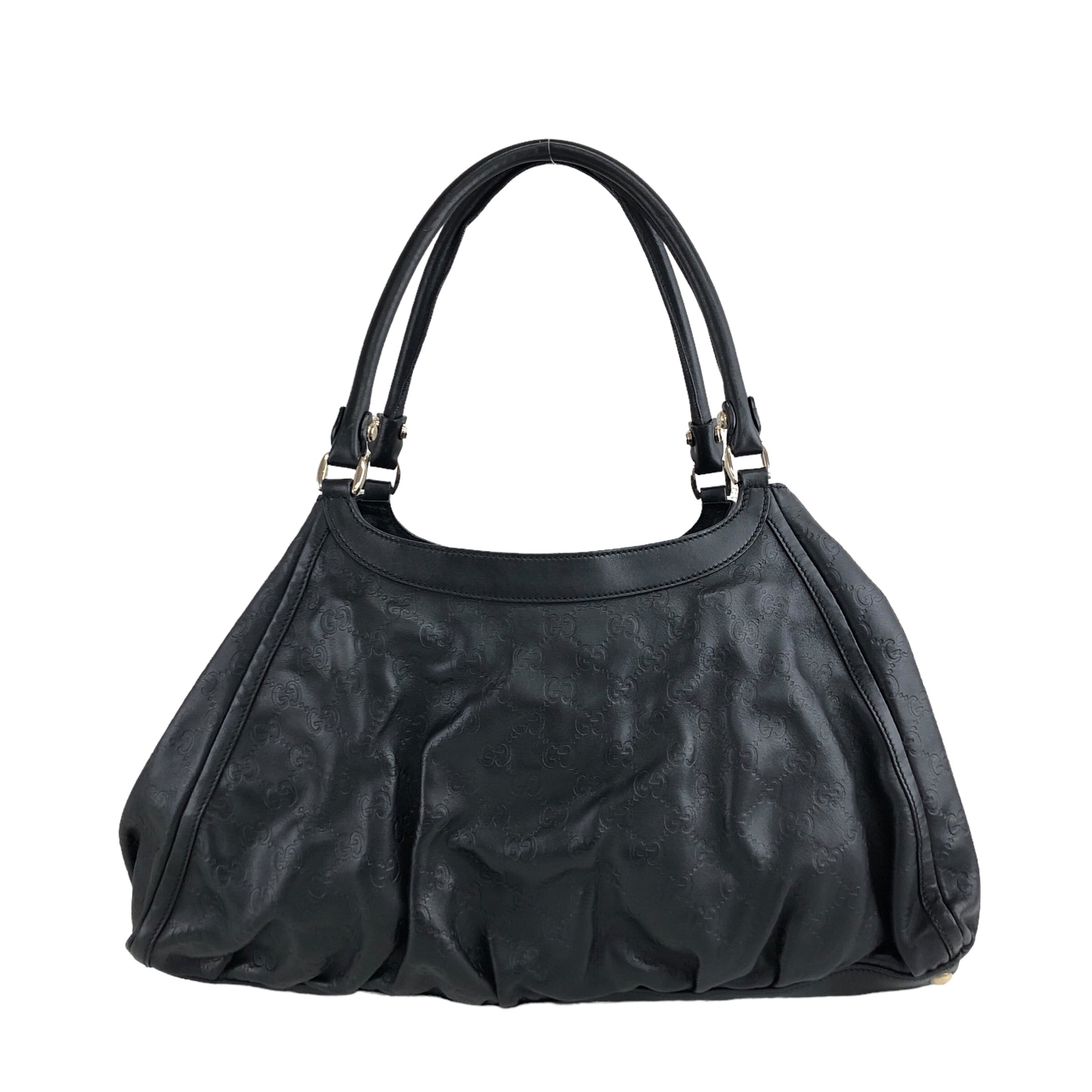 本物 グッチ GUCCI アビー ショルダーバッグ ハンドバッグ レザー ブラック 130733 バッグ 中古 本物 グッチ GUCCI アビー ショルダーバッグ ハンドバッグ レザー
