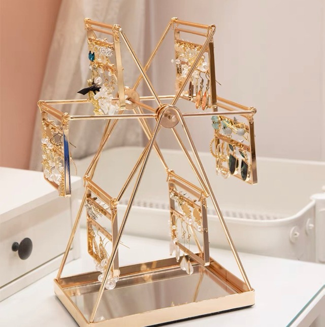 【予約】【R89】観覧車ゴールドピアスディスプレイ