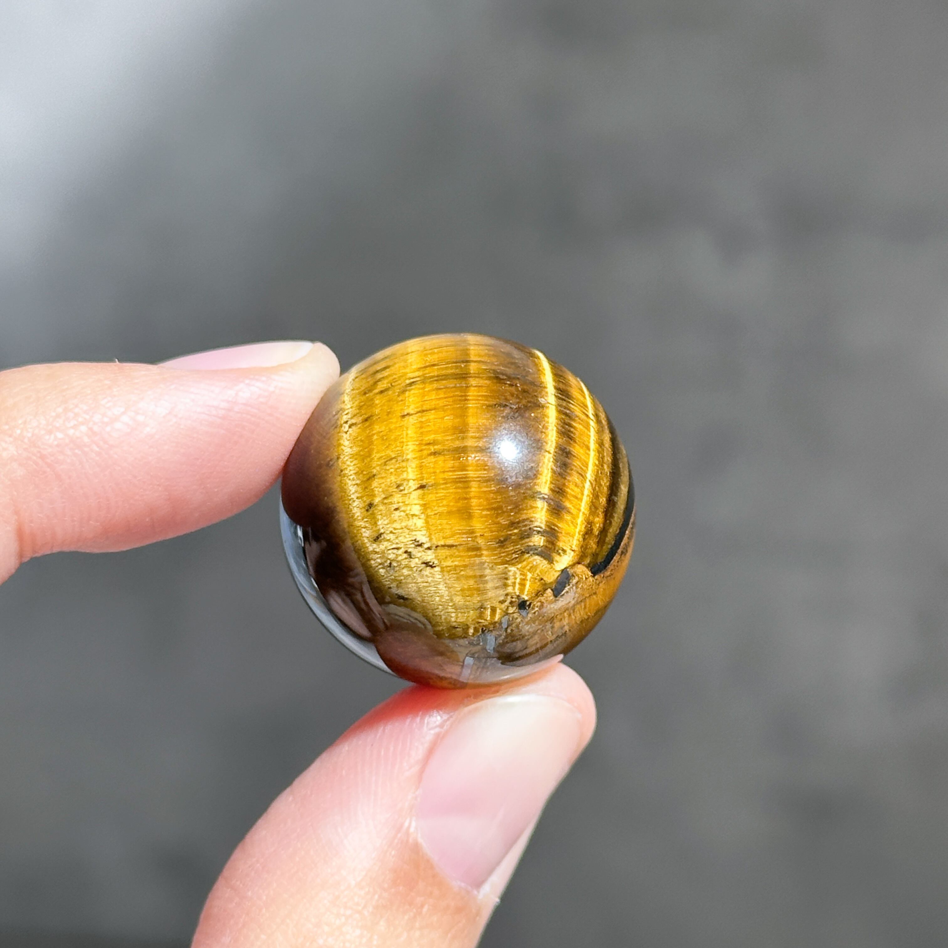 タイガーアイ スフィア（丸玉）41◇ Tiger's eye ◇天然石・鉱物