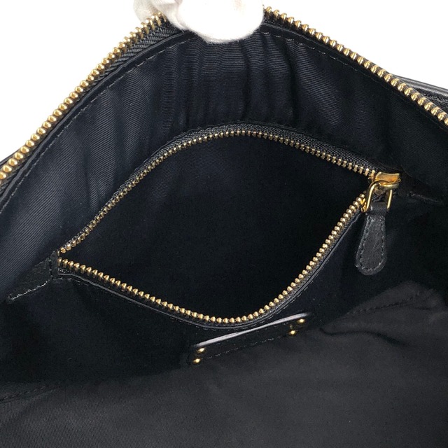 LOEWE ロエベ ショルダーバッグ ブラック レザー ホーボーバッグ セミショルダーバッグ vintage ヴィンテージ オールド earnia