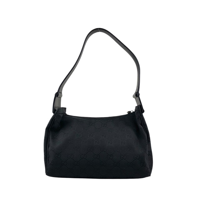 GUCCI グッチ ショルダーバッグ ブラック GGキャンバス キャンバス vintage ヴィンテージ オールド xi6jhz