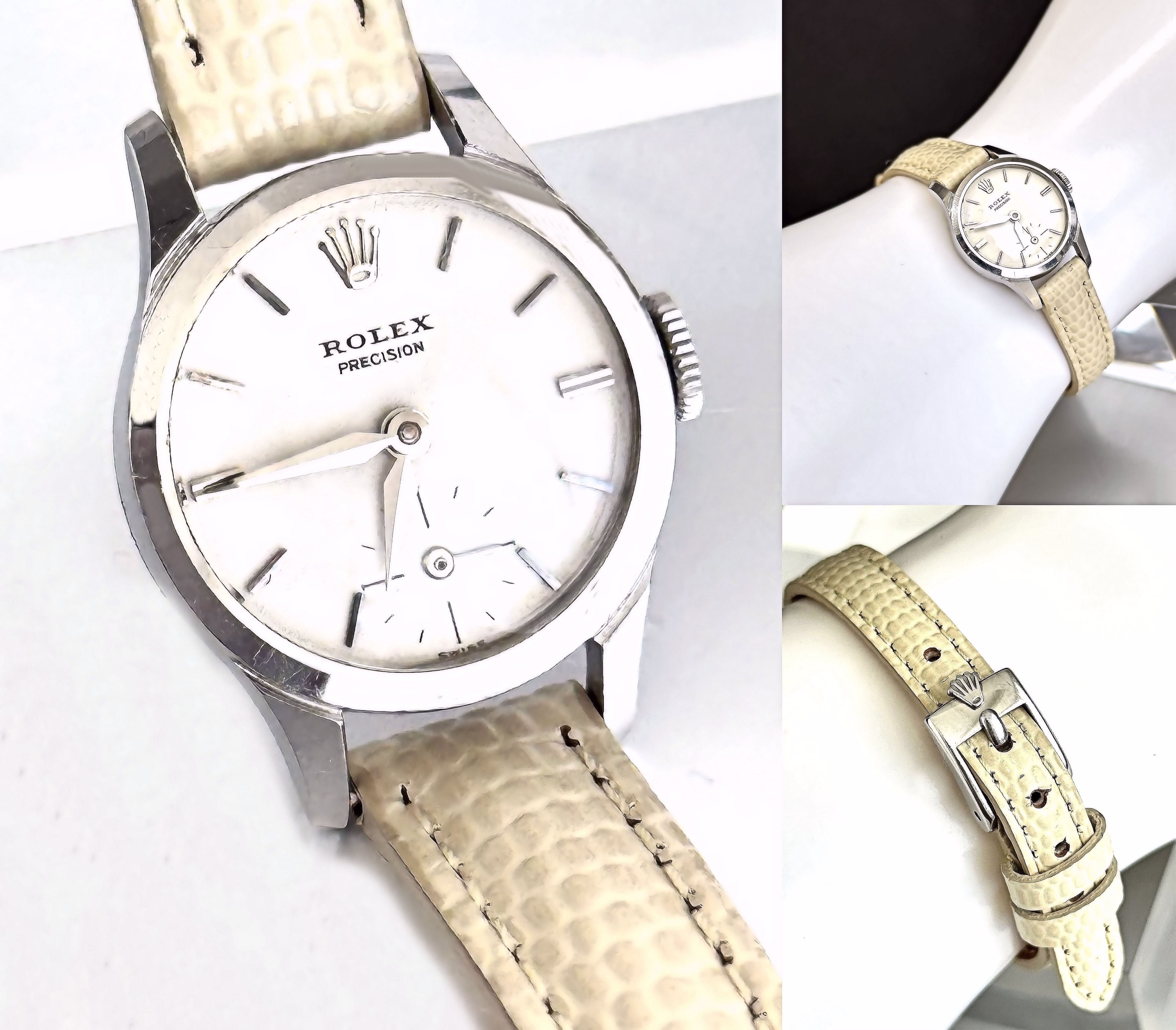 ROLEX PRECISION ロレックス プレシジョン スモールセコンド 手巻き 白