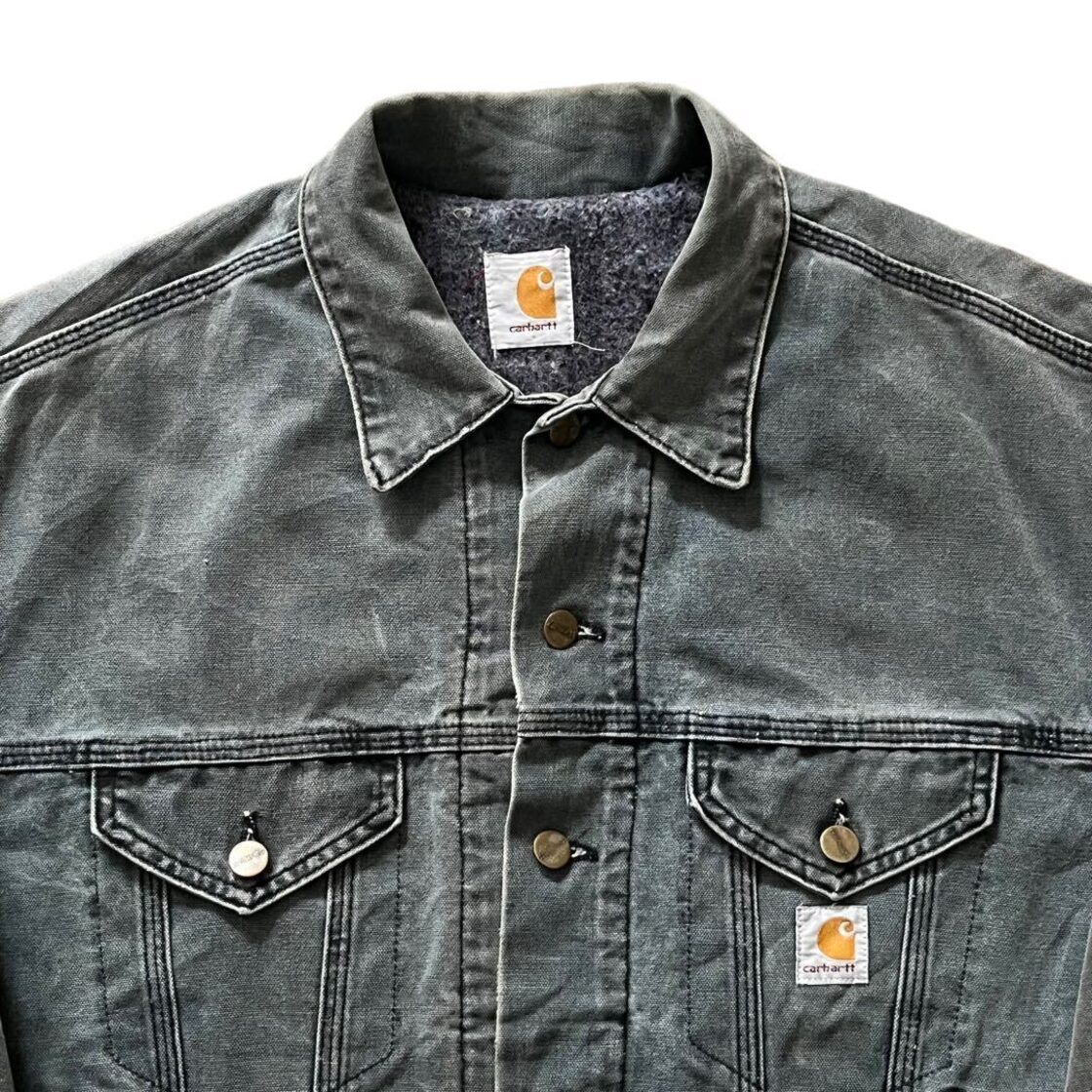 90s Carhartt カーハート 3rd型 トラッカージャケット グレー系 | Pay ID