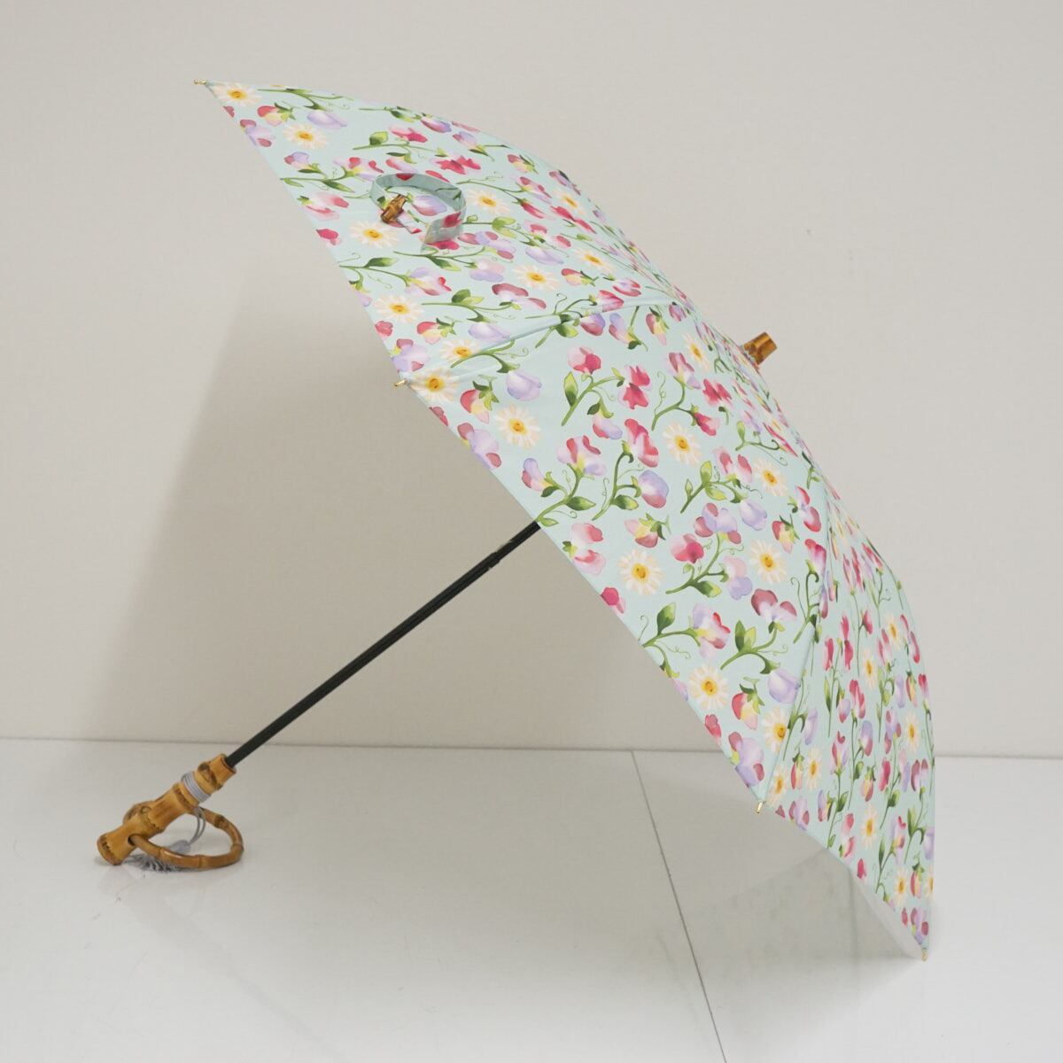 フェイラー　スウィートスイートピー晴雨兼用折りたたみ傘　新品未使用品 折りたたみ傘 FEILER フェイラー USED美品 晴雨兼用 スウィート