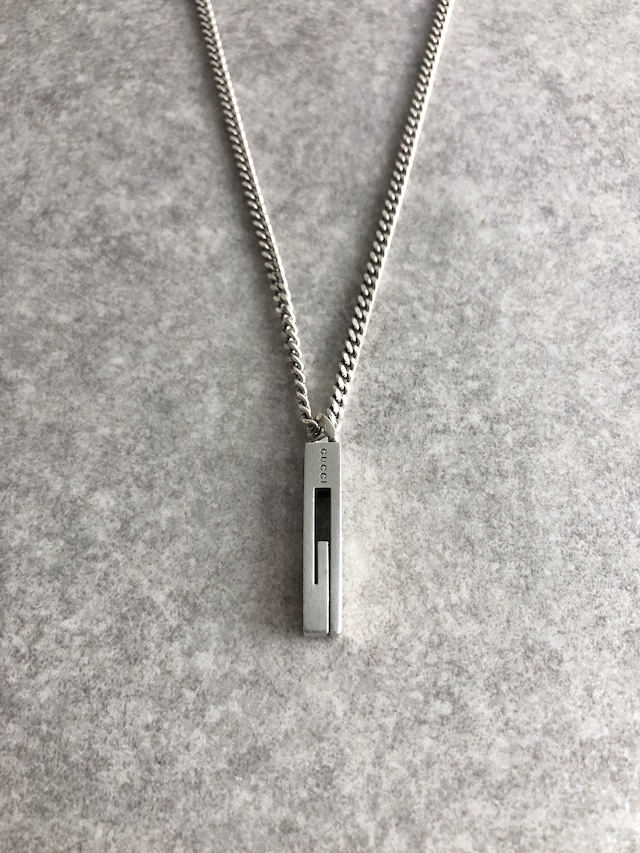 GUCCI グッチ ネックレス シルバー Gロゴ 925 ネックレス vintage ヴィンテージ オールド gsagpu
