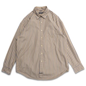 古着 ノーティカ NAUTICA ストライプシャツ 長袖シャツ 表記：XL　gd408969n w60402