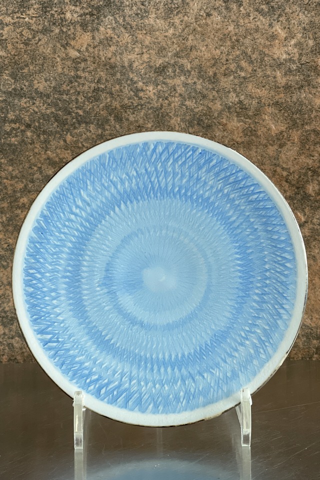 色のうつわ　とびカンナ皿　180　陶芸家 田中信彦作品　tn2601_08a