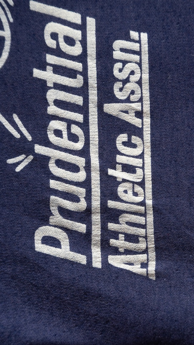 "ASICS TIGER" '80s vintage V-neck pullover