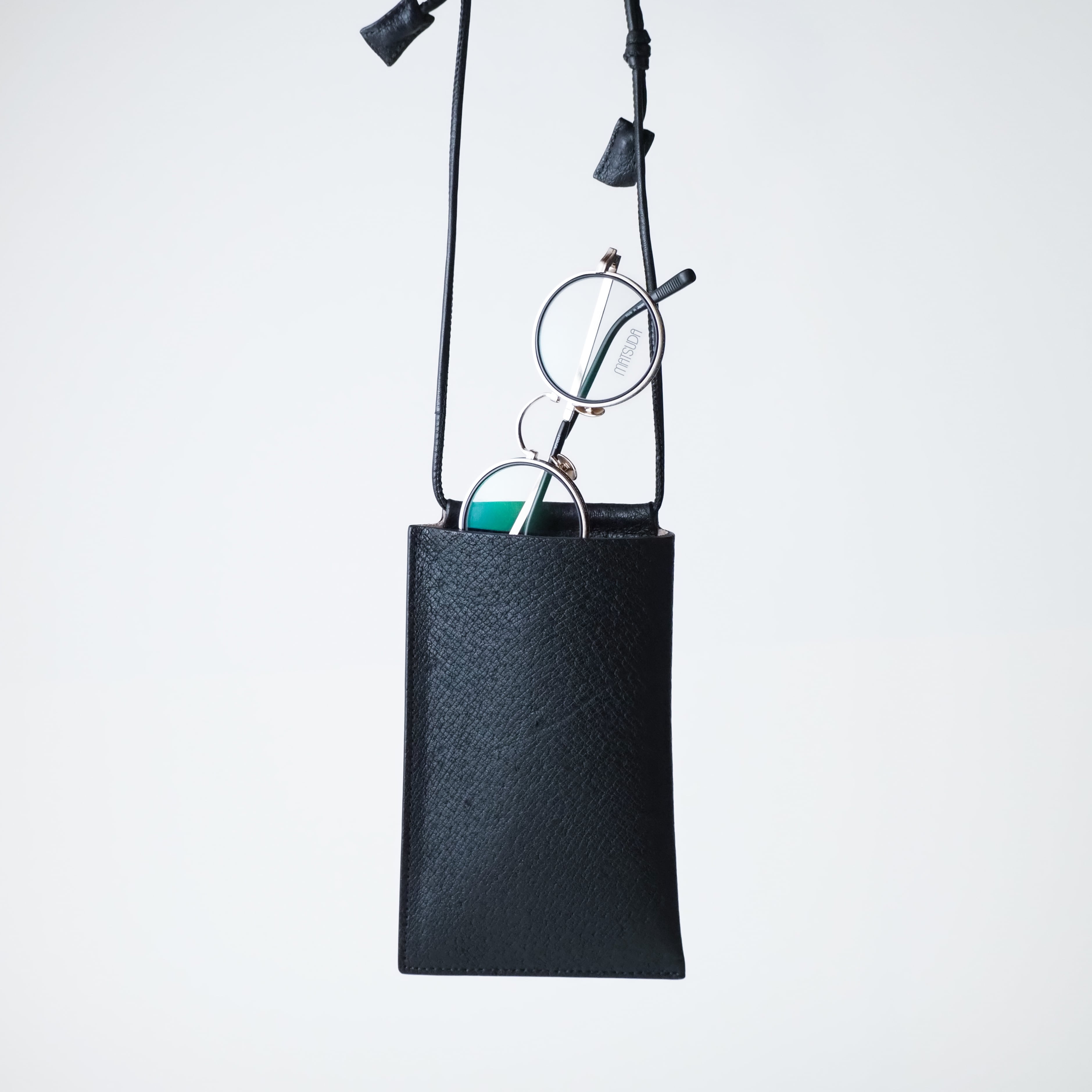 MATSUDA GLASSES CASE col.BLK【MATSUDA × ITTI】 | downtownshop