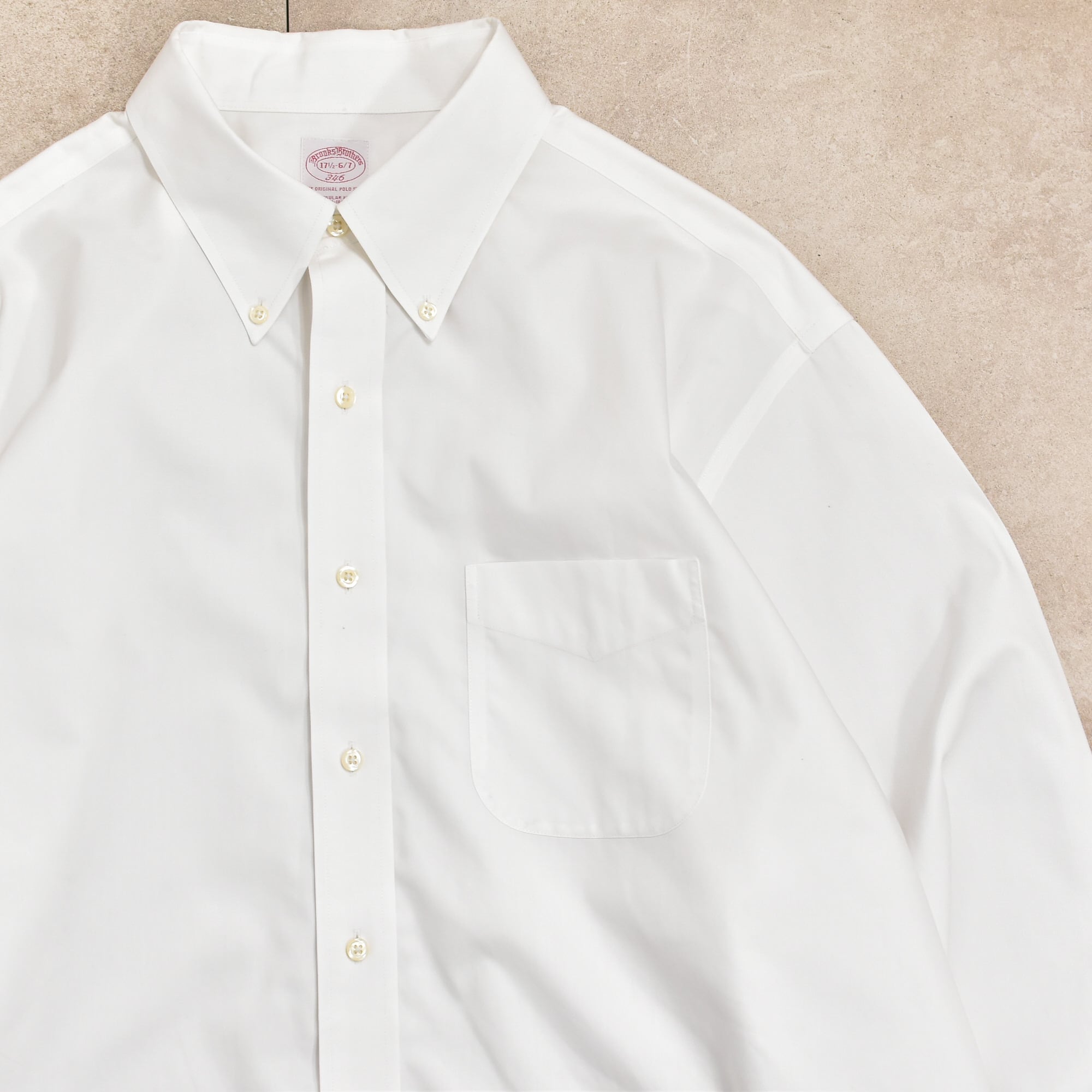 Brooks Brothers 346 white BD dress shirt | 古着屋 grin days memory