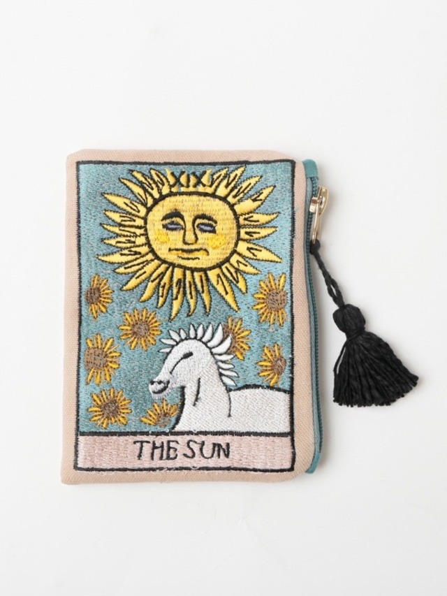 タロット刺繍ポーチ（THE SUN）