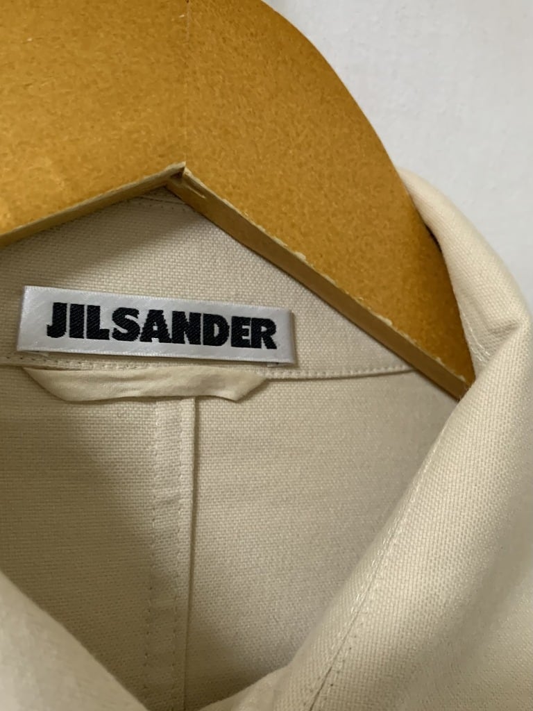 Solid Color Design Double Breasted Jacket "JIL SANDER"
