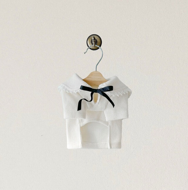 即納【chouchou&chourr】SAILOR WARMER KNIT (IVORY)