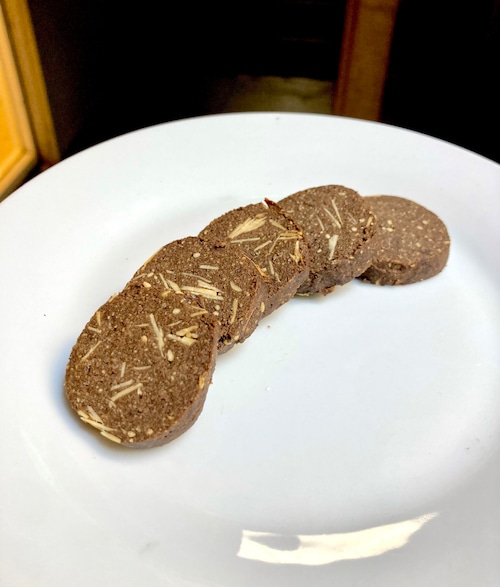 9月限定米粉ほうじ茶アーモンドクッキー(グルテンフリーvegan)