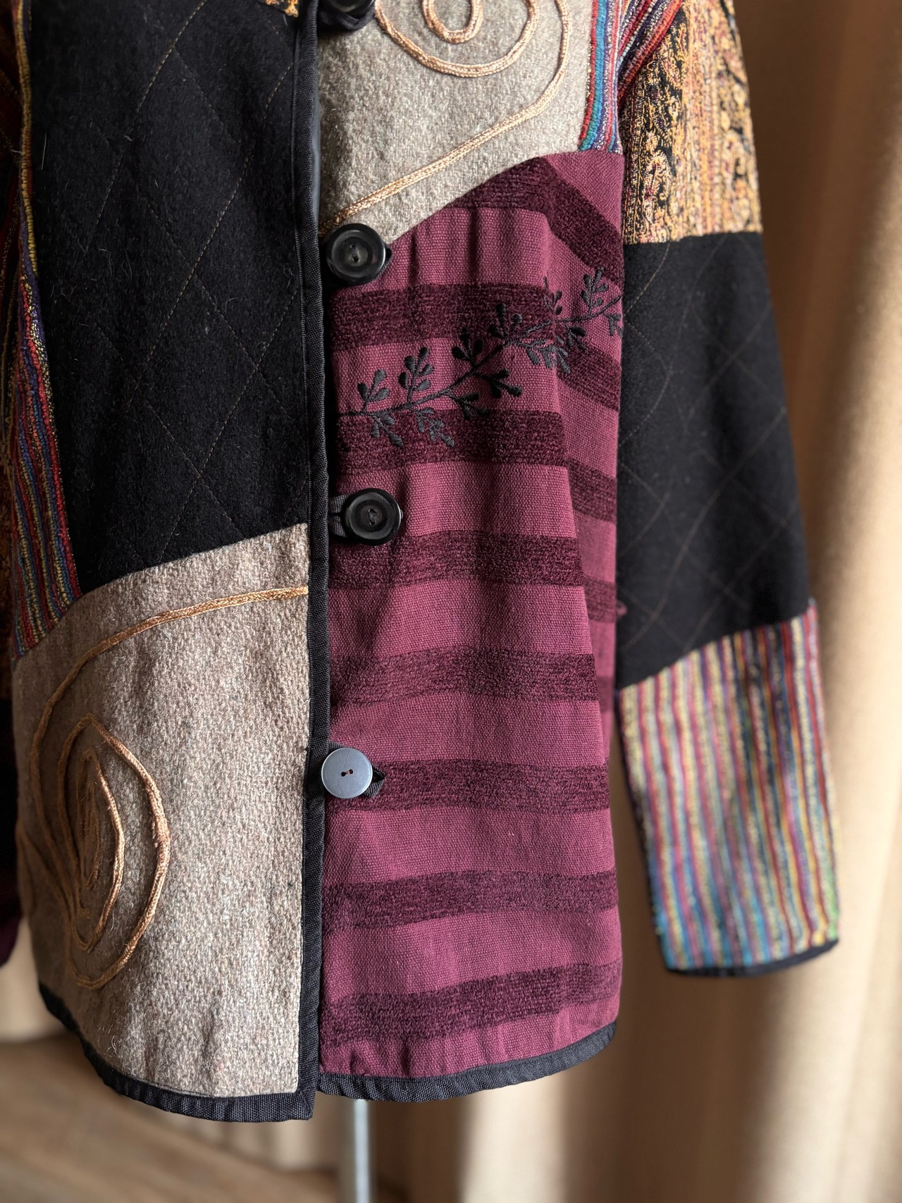 patchwork design import light jacket-4441-11