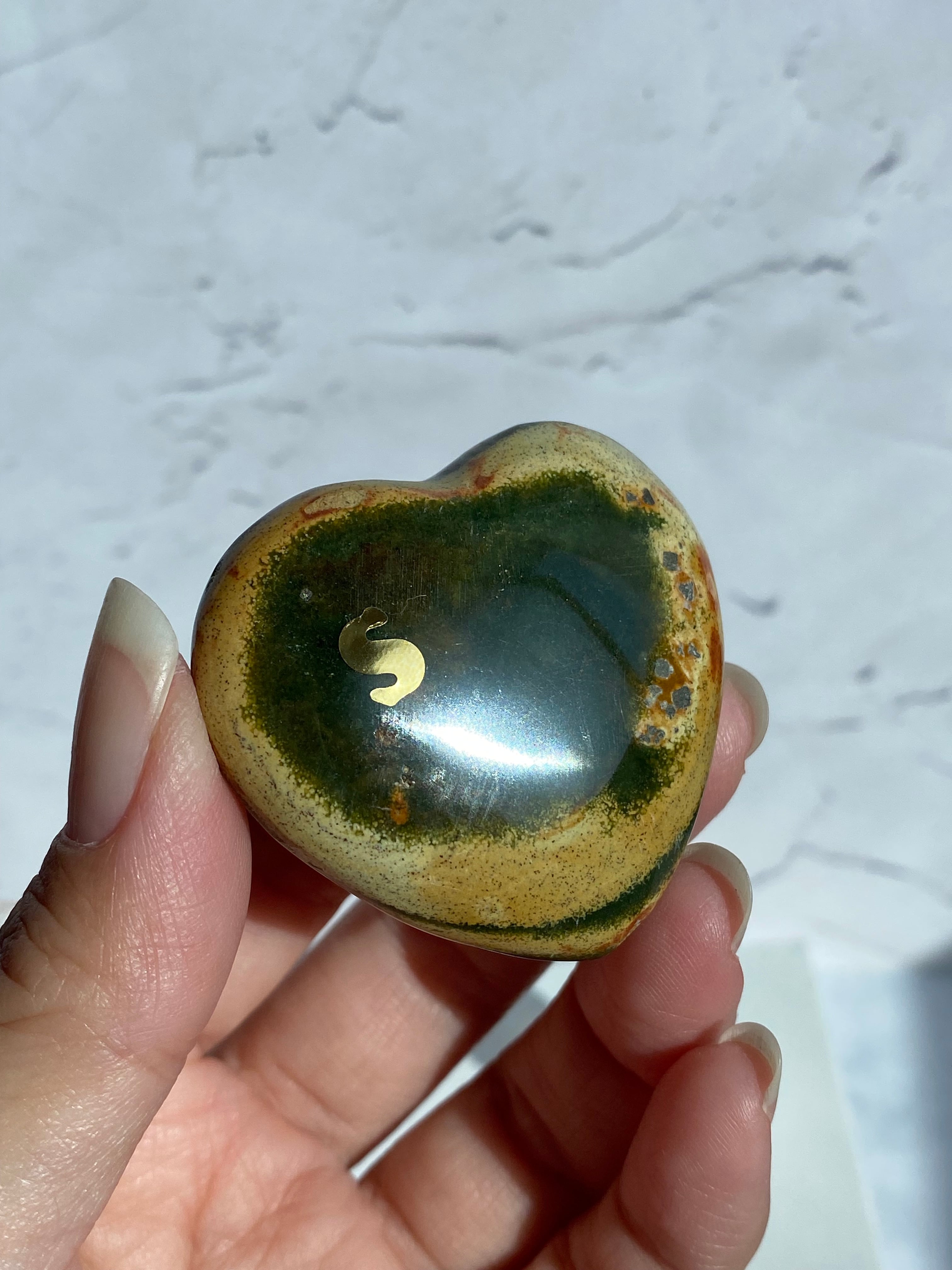 オーシャンジャスパー♡（s）ハート・個性的な模様♡ | tunagu