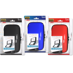 EVAポーチ JUST FIT for New ニンテンドー2DS LL /BLACK /BLUE /RED